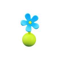 COPERCHIO A FIORE IN SILICONE (BLU)- IMBALLAGGIO DANNEGGIATO