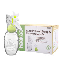 SET SILIKONSKA PRSNA ČRPALKA 1. GENERACIJE IN POKROVČEK ROŽICA (BELA)- POŠKODOVANA EMBALAŽA