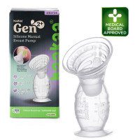 SILIKONSKA PRSNA ČRPALKA 2⁺ GEN. S SPILLGUARD™ VSTAVKOM 100ml